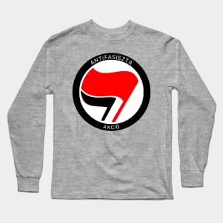 Antifascist Action (Hungarian) Long Sleeve T-Shirt